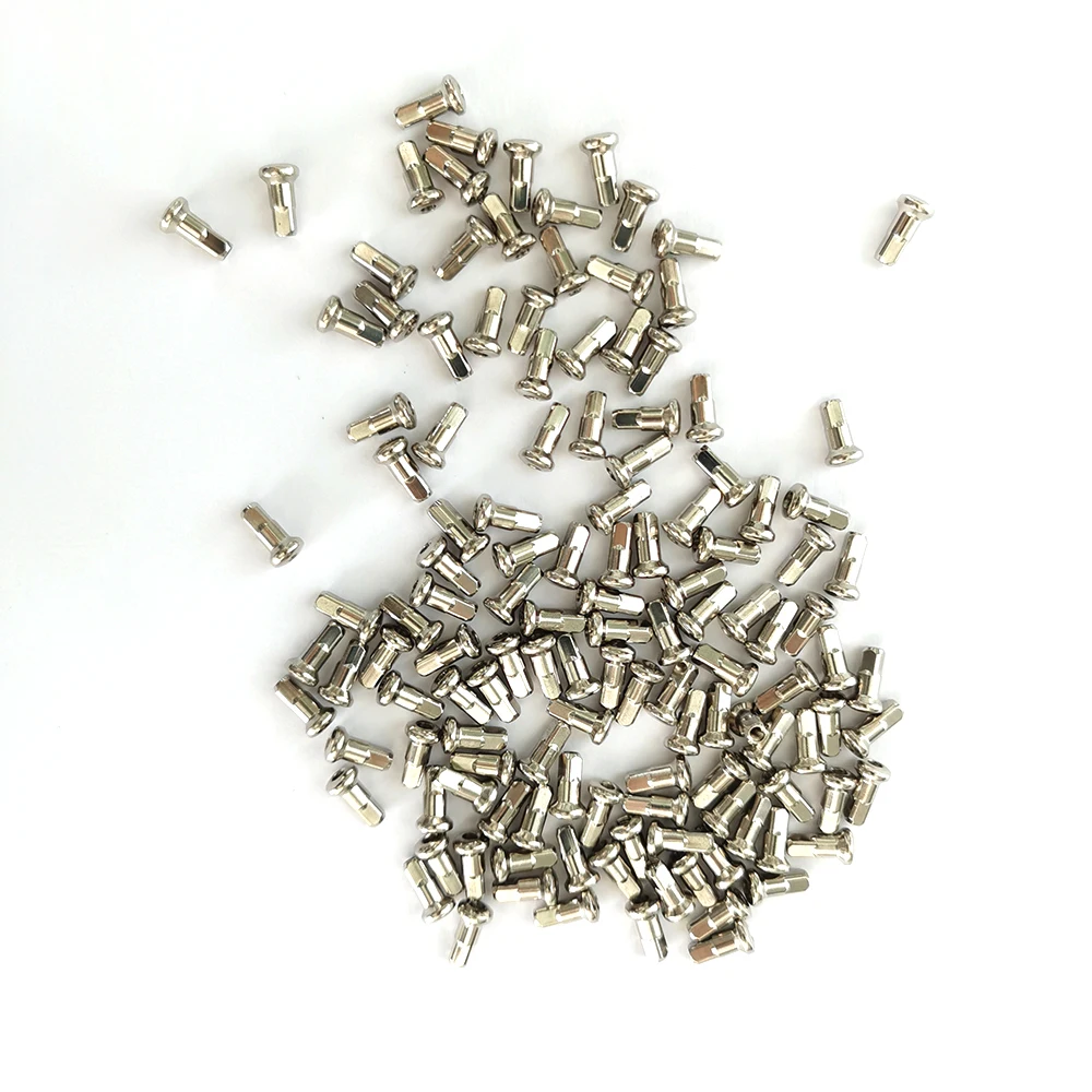 Pillar 5R Internal Nipples Brass Silver Nipple 10.5mm 4R FG2.3 14G 2.0 Spokes Hidden Nipple for Road Mtb Bike Wheels Parts bicycle spokes bike spokes nipples