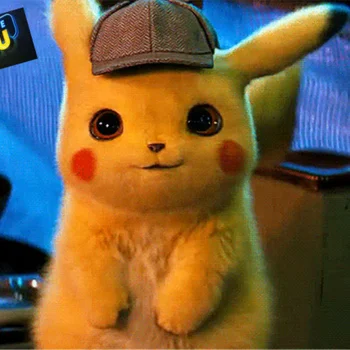 

50cm Detective Pikachu Plush Toy High Quality Cute Anime Plush Toys Children's Gift Toy Kids Cartoon Peluche Pikachu Plush Doll