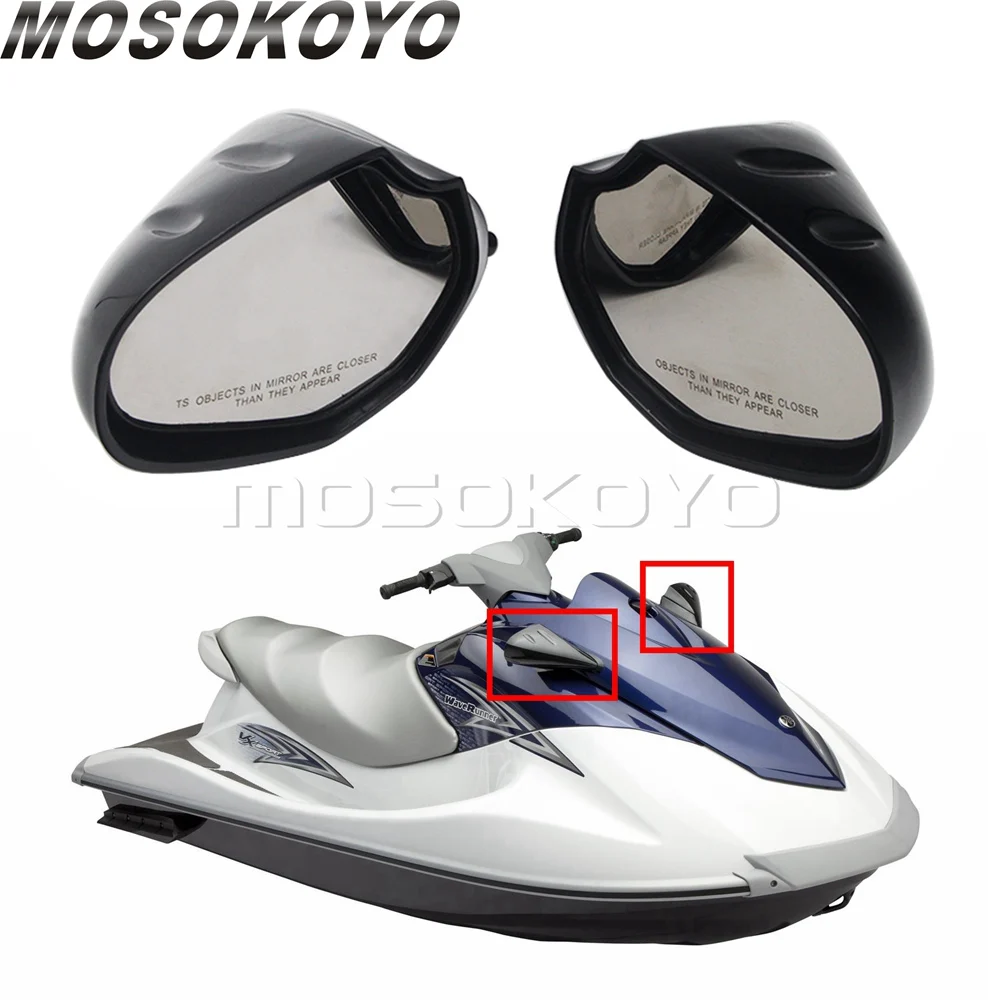 Specchietto Retrovisore Per Motoscafo Per Specchietti Yamaha Waverunner Sport Deluxe Cruiser Destro Sinistro Vx Vxr Vxs V1 1100 1800 1050 10-16