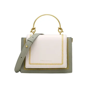 

Green Yellow PU Leather Design Crossbody Bags Women Small Chain Handbag small bag Hand Bag Ladies Designer Evening Bags Flap