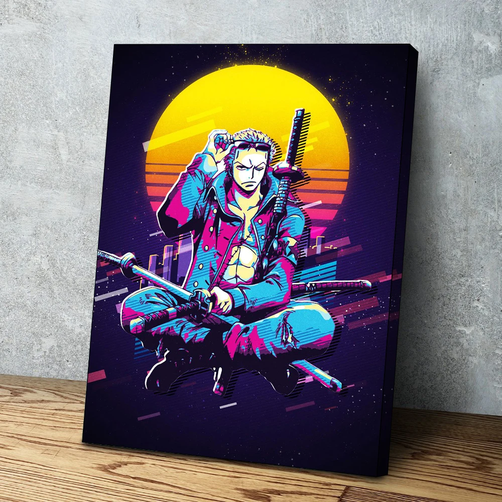 Настенная живопись Roronoa Zoro HD-принт цельный плакат современное анимационное