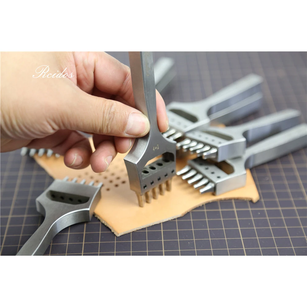 Плоский Дырокол RCIDOS для ремешка часов Круглый резак с 5 отверстиями расстояние