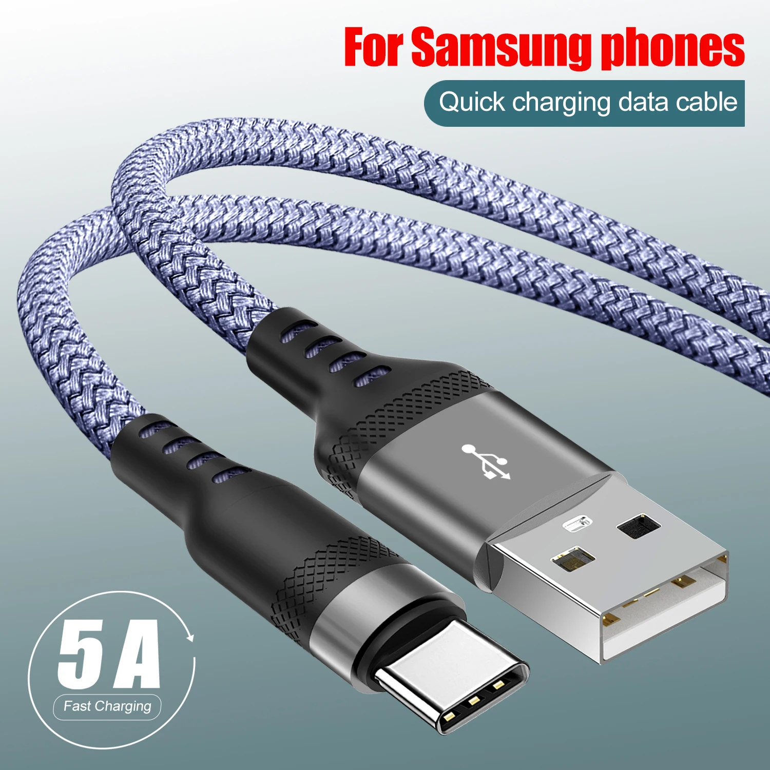 5a Usb To Type C Charging Cable For Samsung Galaxy S21 Ultra S21 S20