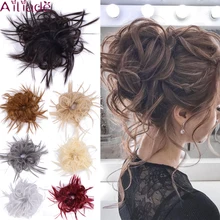 Allaosify Sinteticheskie Volosy Na Shnurke Bulochka Kudryavye Gryaznye Volosy Bulochki Dount Shinon Updo Pokrytie Konskij Hvost Rasshireniya Dlya Zhenshin Kupit Nedorogo V Internet Magazine S Dostavkoj Sravnenie Cen Harakteristiki Foto