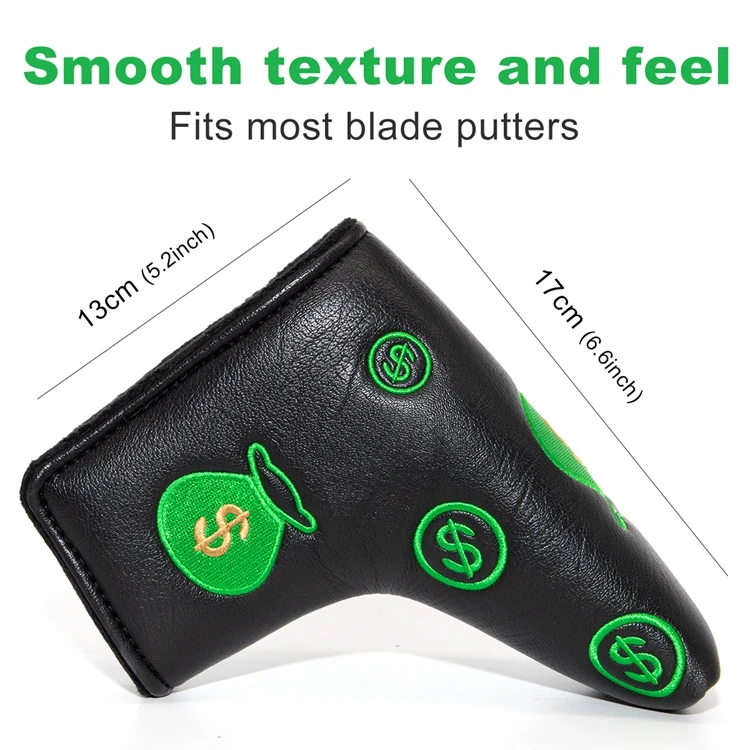 2 golf putter cover golf headcovers blade golf putter cover