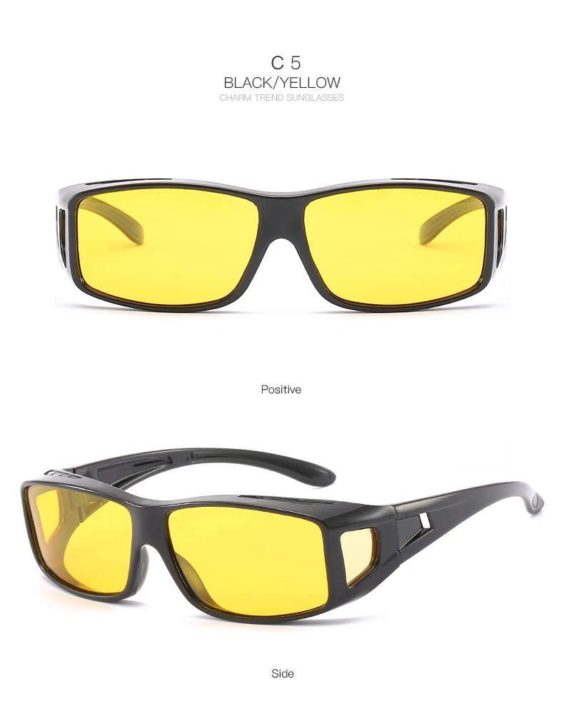 Черные технологии очки ночного видения Специальные водительские очки для ночного вождения желтые поляризационные солнцезащитные очки
