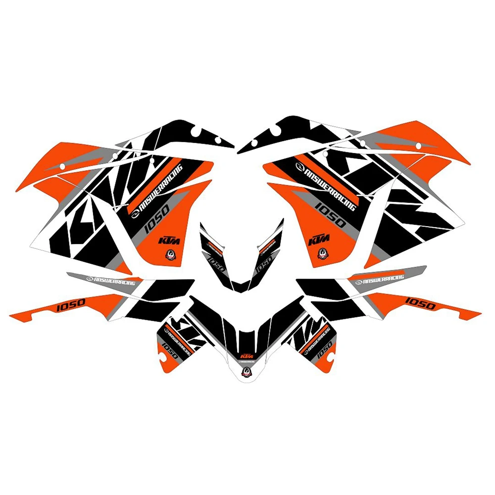 

For KTM 1290 Super Adven New Full Graphics Decals Stickers Custom Number Name 3M Bright Stickers Waterproof