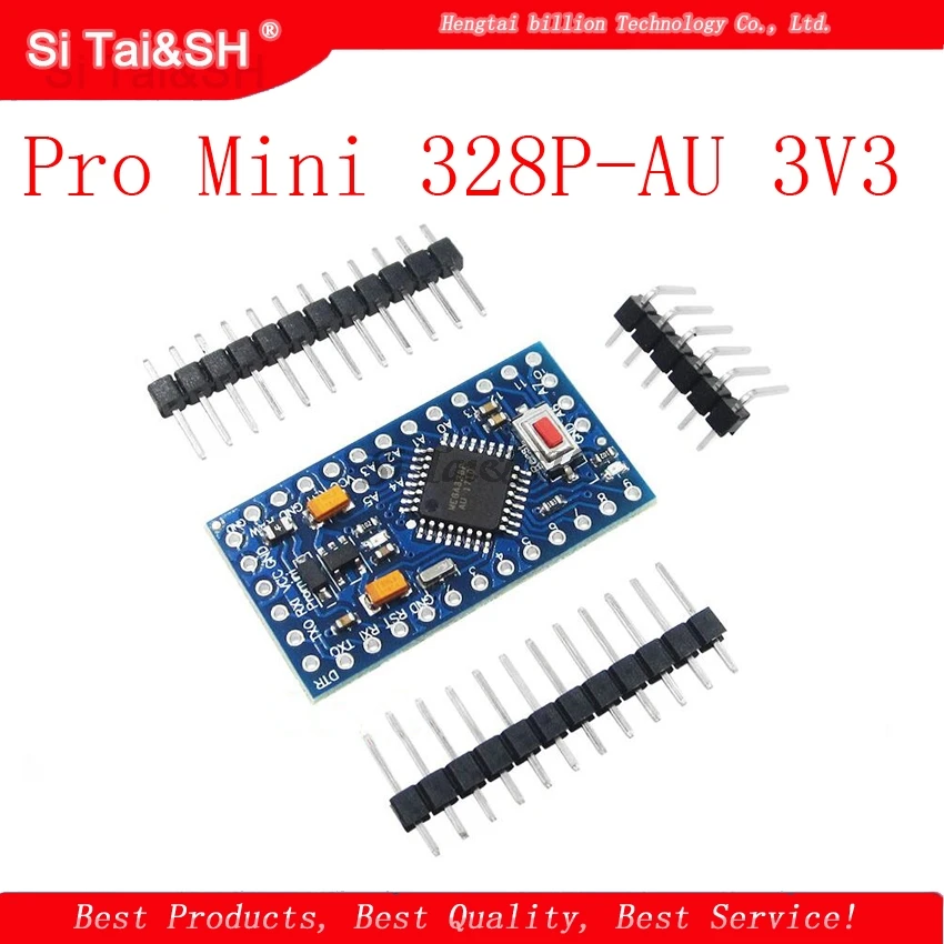 Pro Mini 328P-AU 3V3 1 шт./лот ATMEGA328P Pro Mini 328 мини ATMEGA328 3,3 В/8 МГц 5 В/16 МГц для Arduino - Цвет: Pro Mini 328P-AU 3V3