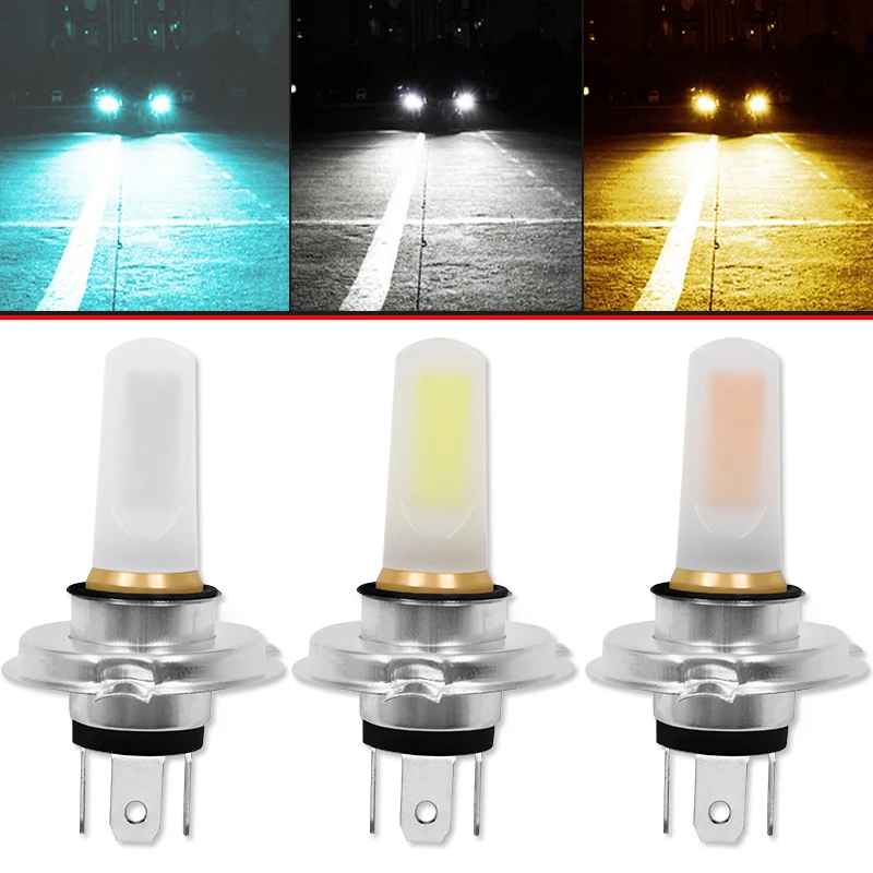 

2pcs 100W 2700K 4300K 6000K 12V Motercycle Car Halogen Bulb Ampoule Voiture Car Light H4 H7 Auto Halogen Lamps Bulb Fog Lights