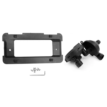 

Rear Bumper License Plate Bracket Mount Frame Tag Holder Base with 11617501566 Engine Crankcase Vent Valve