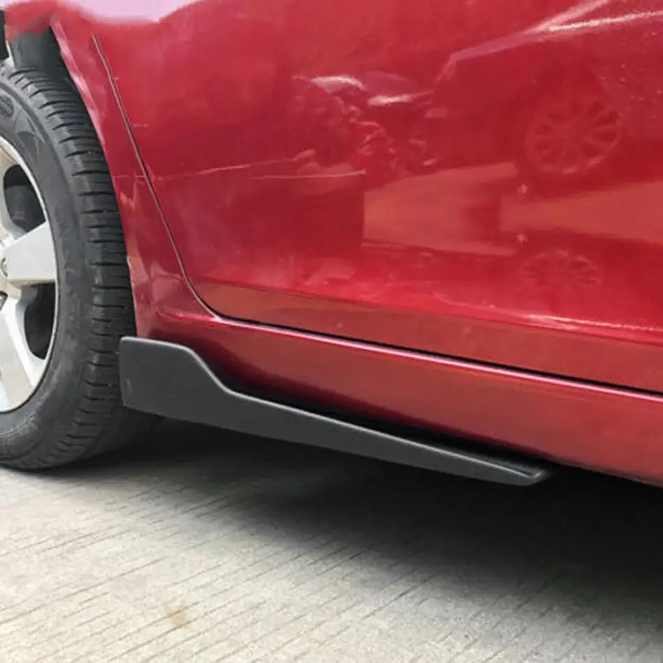 Пара универсальных автомобильных боковых юбок накладка рокер сплиттеры крылья против царапин протектор Авто автомобиль модифицированный комплект