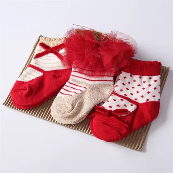 

11 Colors Newborn Baby Girl Socks for Newborn Baby Socks Gift Set Bow Baby Sock for Christams Holiday Birthday 0-24 Months Tulle