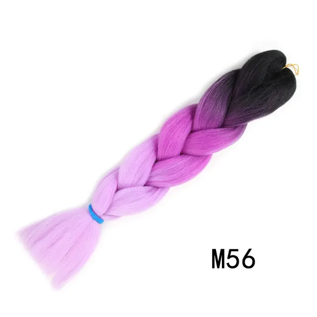 Natifah Jumbo Braiding Hair For Afro Curls Jumbo Box Braids Hair Kanekalon For Hair Afro Extensions Braids Synthetic Fake Hair M56