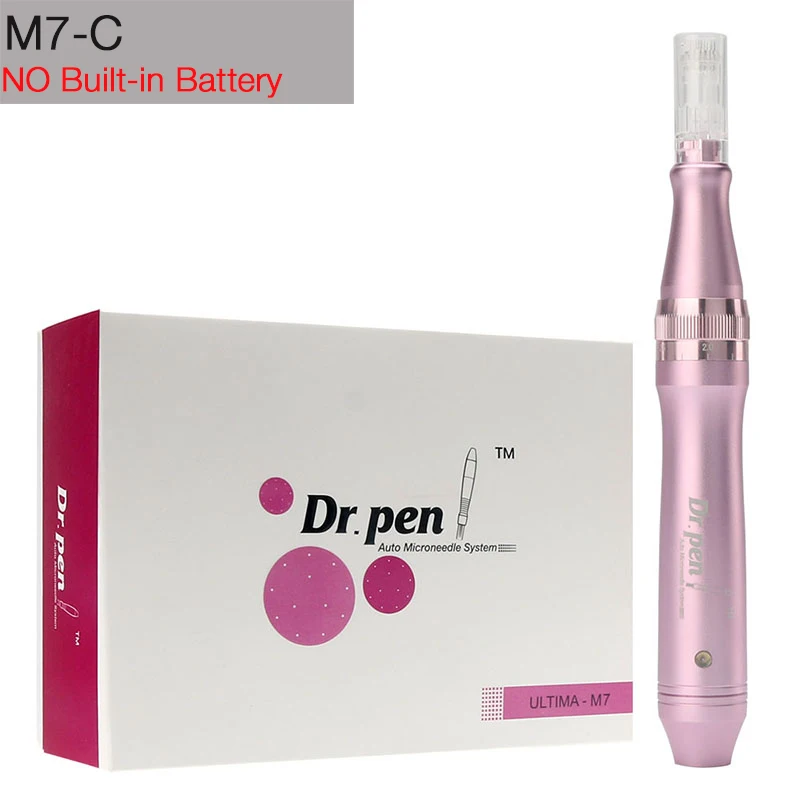 Have gift box Электрический Dr. Pen M7-C Перманентный микроблейдинг тату макияж машина Микро прокатки Дерма штамп терапия Уход за кожей лица инструмент - Цвет: Have gift box