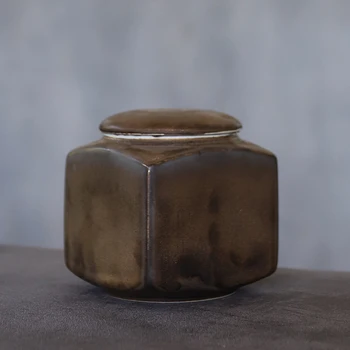 

LUWU ceramic tea caddies bronze tea canisters storage tea or food