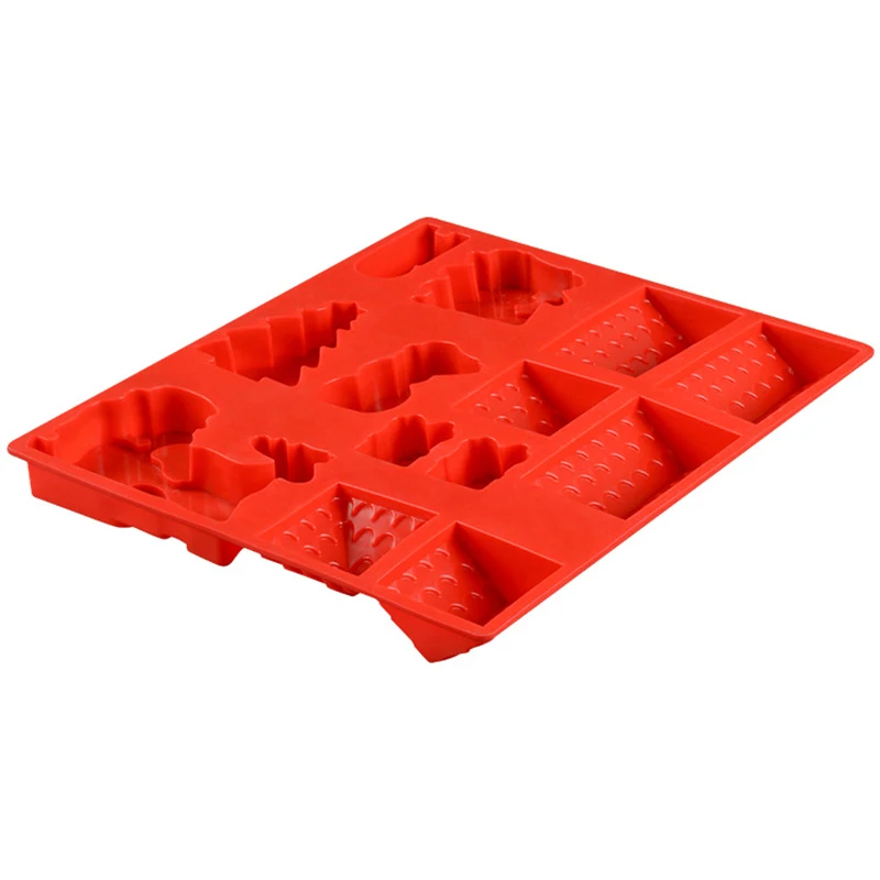 Инструменты для выпечки дома DIY 3D Рождественский пряничный домик набор 2 шт силиконовая форма для выпечки пирожных с шоколадной начинкой для приготовления печенья торта