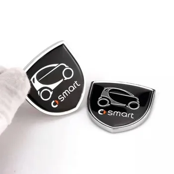 

Auto Emblem Badge Decal For Benz Smart Fortwo 451 453 Forfour Forspeed Forstars Forjeremy Escooter Car Styling Metal Car Sticker