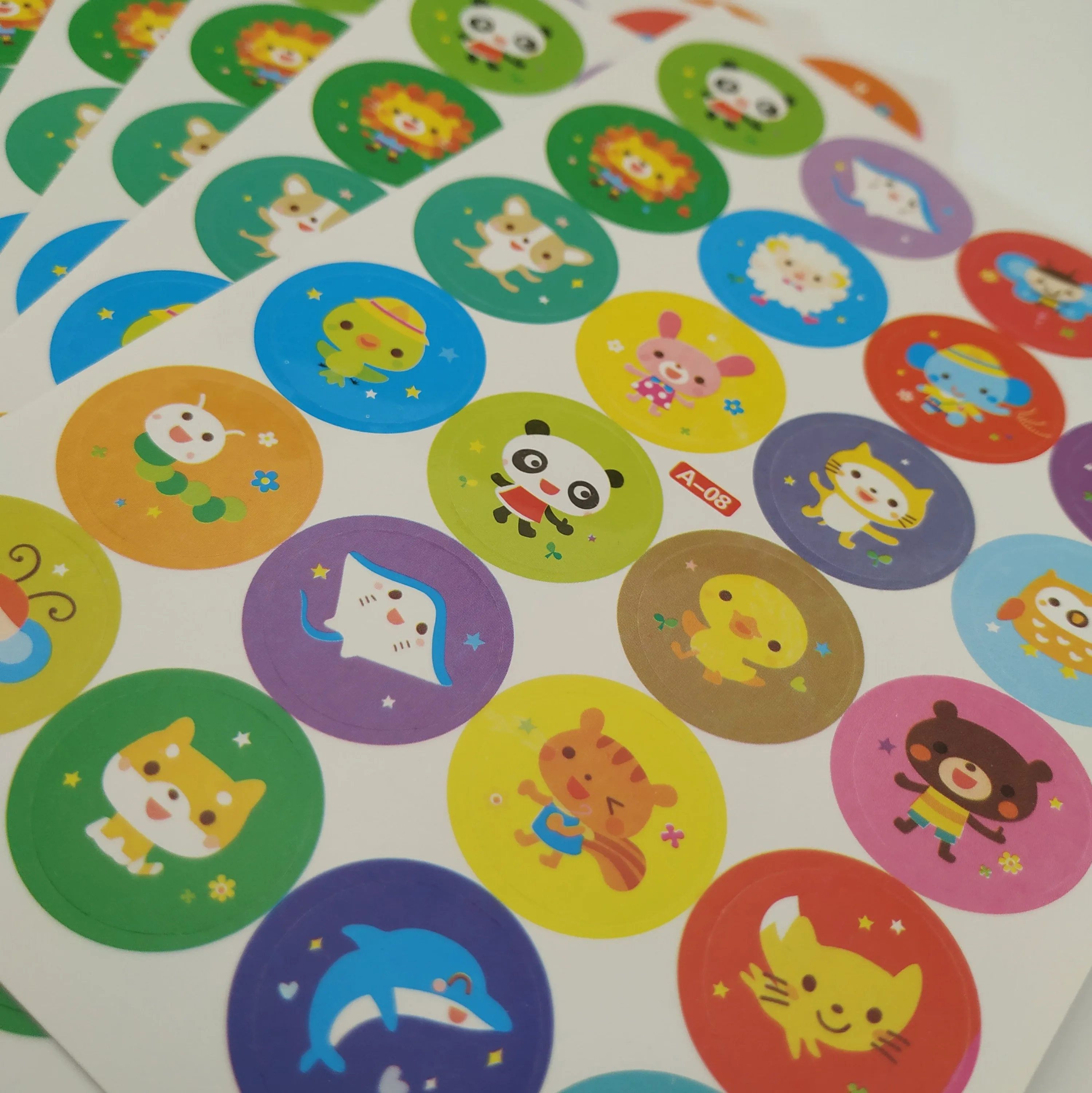  10sheets/pack Stickers Stars/Cartoon Animals for Scrapbook Paper Rewards Teacher Kindergarten Stude - 4000060605659