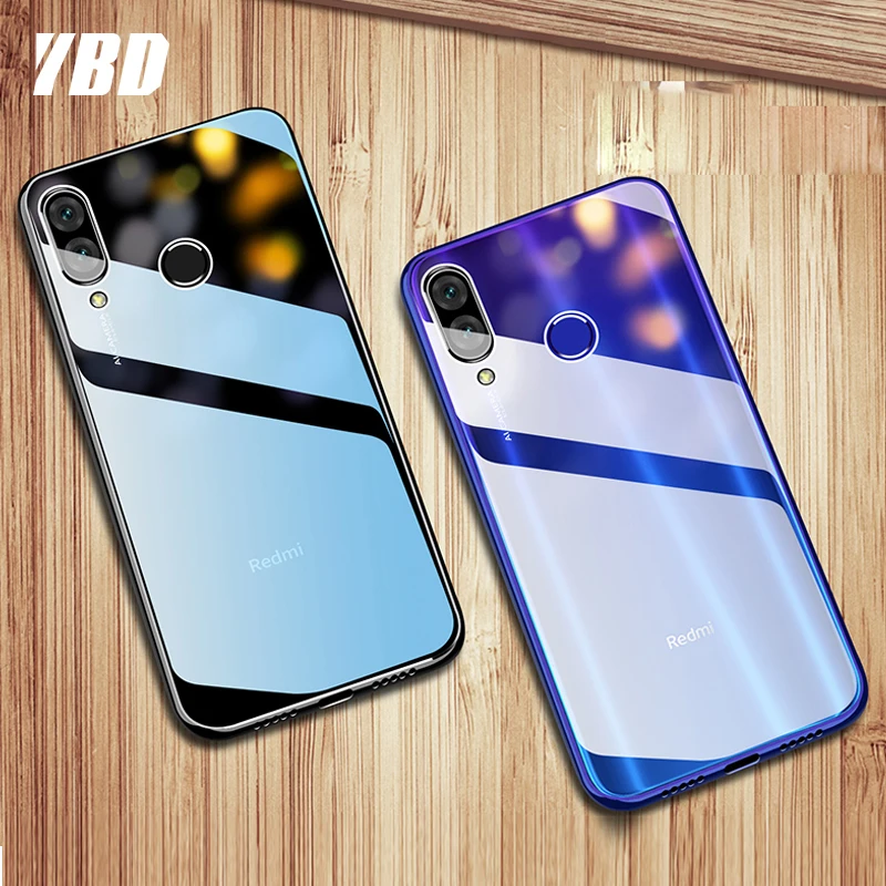 Прозрачный чехол YBD для Redmi 8 8A 7 7A 6 6A 5A мягкий силиконовый из ТПУ pro 2s 3s GO | Мобильные