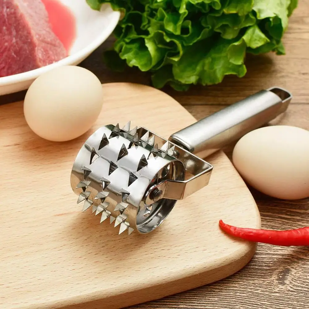 Kitchen Mutton Hammer Meat Utensils Stainless Steel Hammer Meat Stick With Small Sharp Durable