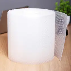Bubble Cushioning Wrap Reusable Bubble Wrap Roll PE Shock Absorption Excellent Double Layer Air Bubble Roll