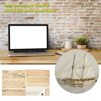 

Sailboat Model Wooden Sailboat Ships Kits Home DIY Model Decors Boats Gifts Toy For Kids Office Bookstore Decoration