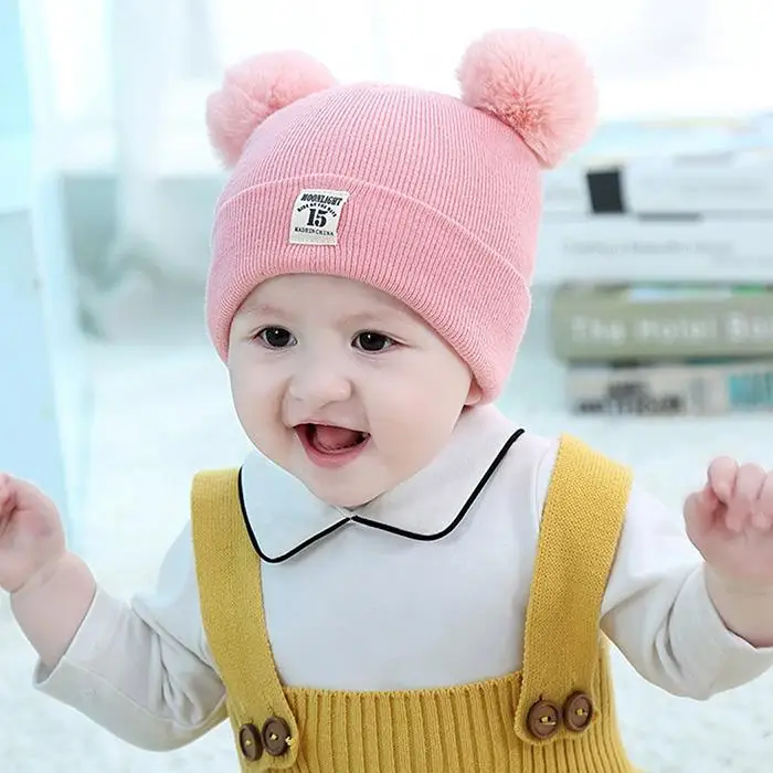 Зимние теплые эластичные однотонные вязаные шапки унисекс для мальчиков и девочек; удобные плюшевые шапки; только ручная стирка