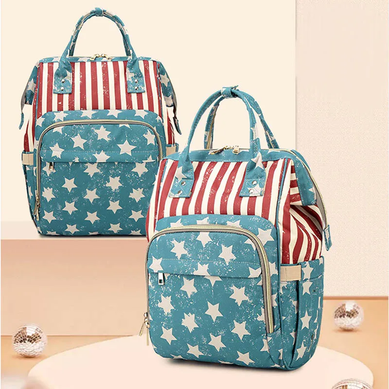 Diaper Organizer Bag Fashion Mummy Maternity Backpack Large Nursing Bag Travel Nappy Bag Designer Baby Stroller Bag Mommy Bag