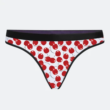 

Women Briefs Cotton Underwear Erotic Lingerie Cherry Thongs Adult Cute Intimate Panties Soft Girl Beautiful Seamless