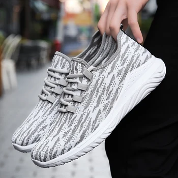 

Breathable lightweight men's shoes casual shoes men's fashion mens mesh shoes men's sneakers large Zapatillas Hombre 2020 new