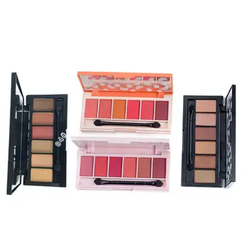 

Cosmetic Makeup Glitter Shimmer Matte Eye Shadow Palette Make Up 6 Colors Eyeshadow Palette Nudes Matte Women Gift