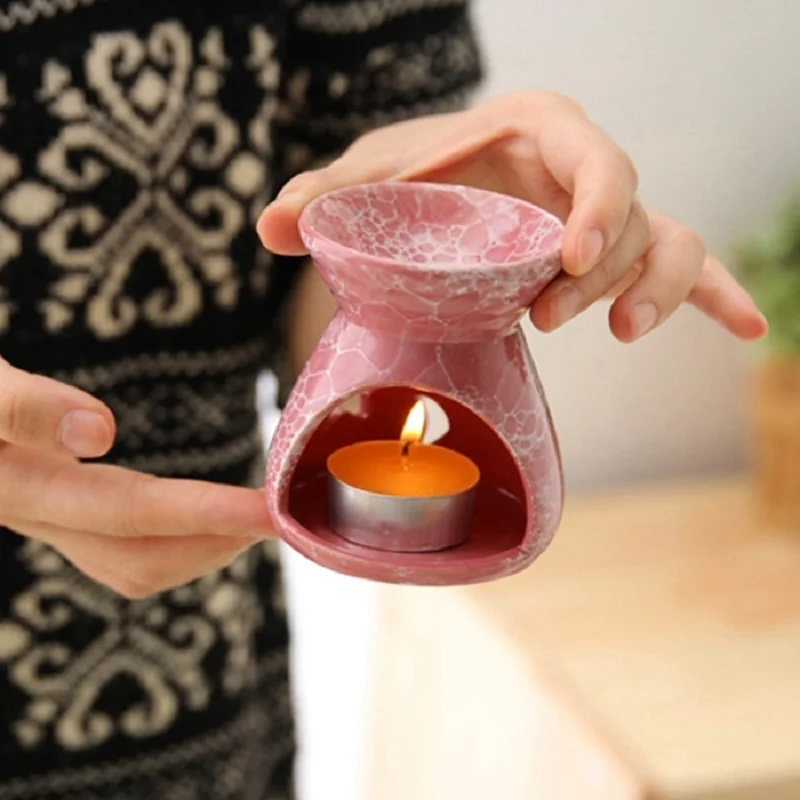 1 шт. керамические лампы для эфирных масел полые звезды луна узор простой