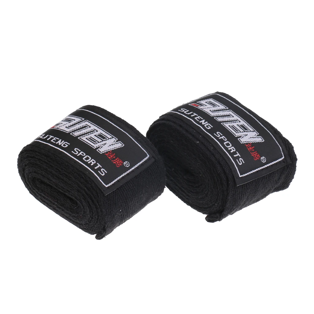 2Pcs Boxing Hand Wraps Bandages Inner Gloves for Muay Thai MMA Sparring Training