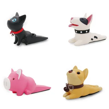 

1pc Door Stopper Cute Cartoon Animal Dogs Cats Shape Baby Fingers Protector Door Stoppers Wedge Bumper Holder Safety Accessories