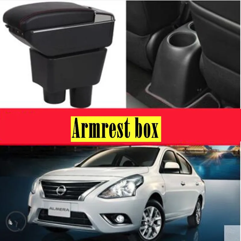 Для Nissan Almera подлокотник коробка центральный магазин содержание с подстаканником