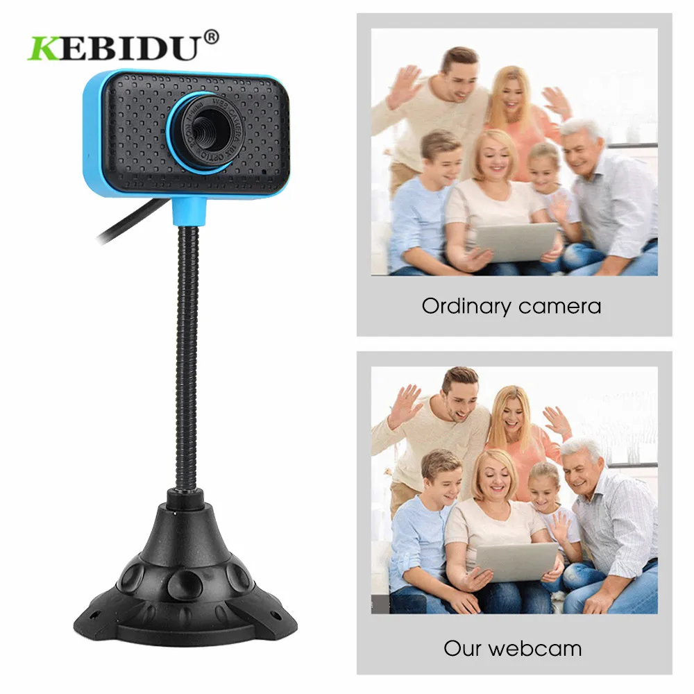 Компьютерная камера KEBIDU s USB 2 0 50 м HD веб-камера для ПК с микрофоном ноутбука