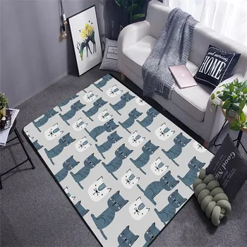 

Large Carpet Modern Home Mat/floor Carpet For Living Room Bedroom Large Trellis Cats Area Rug 200 Cm * 230 Cm