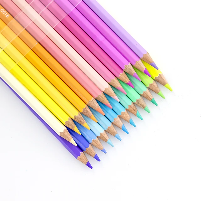 12PCS Square Body Pastel Colored Pencil - China Color Pencil, Drawing Pencil