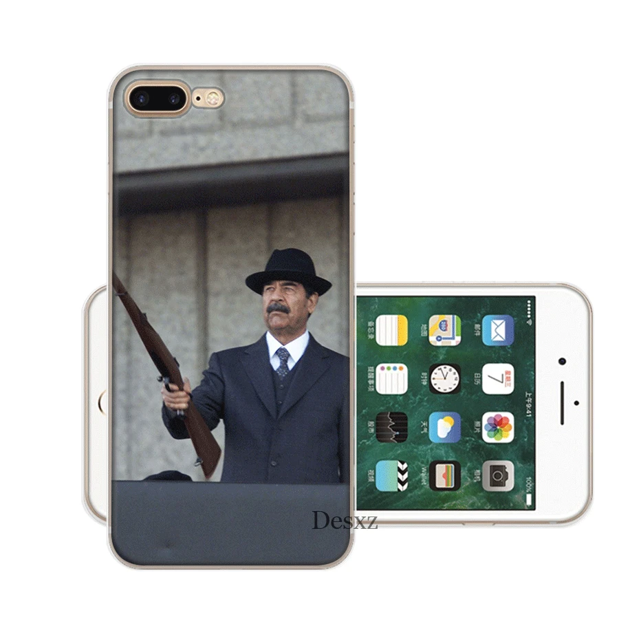 Мобильный чехол для iPhone X XS Max XR 6 6S 7 8 Plus 5 5S SE жесткий чехол Saddam Hussein irak Smart Shell - Цвет: 3