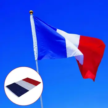 

Portable 90 * 150cm 1pcs Soccer Home Decor National Flags Custom Flag Game Olympic France Flat Holiday Outdoor Soccer Accessory