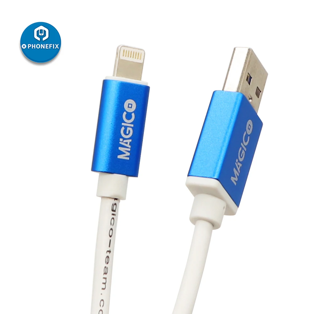 PHONEFIX Magico Restore Легкий кабель для iPhone iPad автоматически мигающий Восстанавливающий кабель онлайн проверка серийный номер