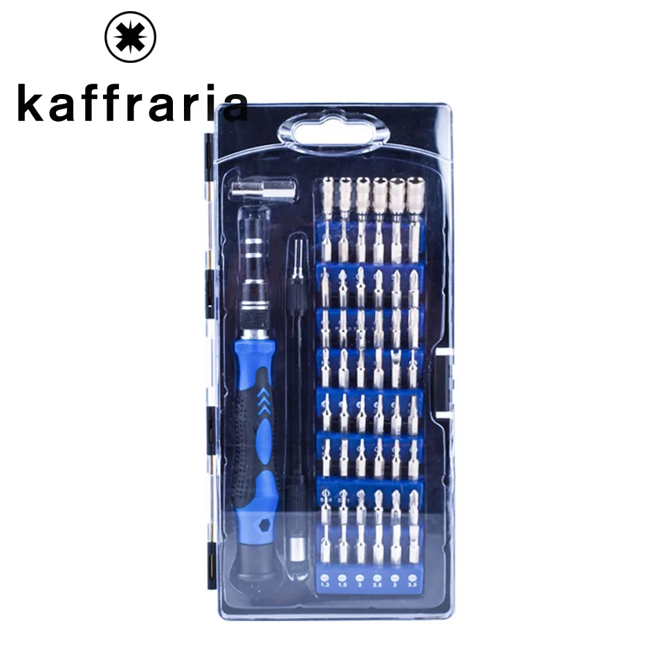 Мини отвертка Kaffraria 58 в 1 Набор бит отвертки прецизионный набор для ноутбуков