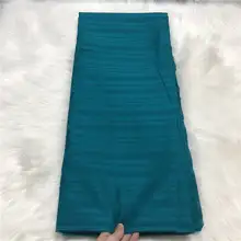 5 ярдов Высококачественная Дубаи хлопковое швейцарское кружево ткань Atiku человек ткань мягкий качественный лак атику тканевая блузка кружева для вечерние