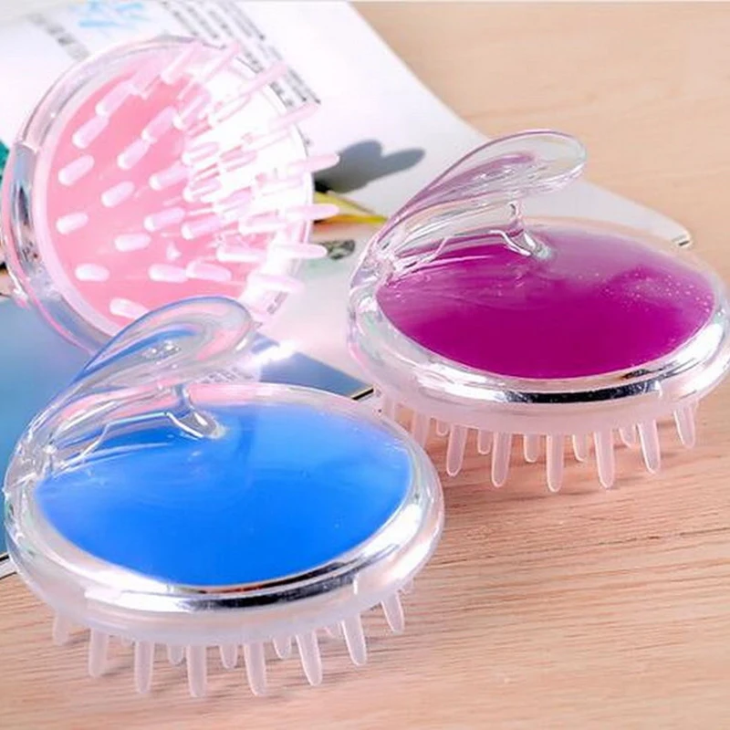 

1pc Head Scalp Massager Magic Shampoo Bath Massage Brush Head Hair Care Vibrating Brush Color Random