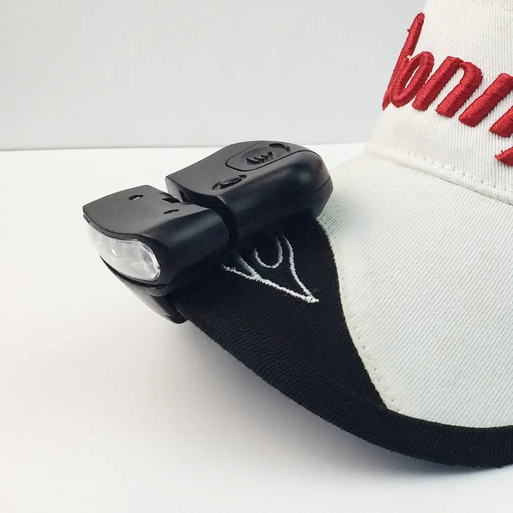 

5 LED Clip-on Headlamp Cap Lamp Hat Light Ball Fishing Camping Outdoor