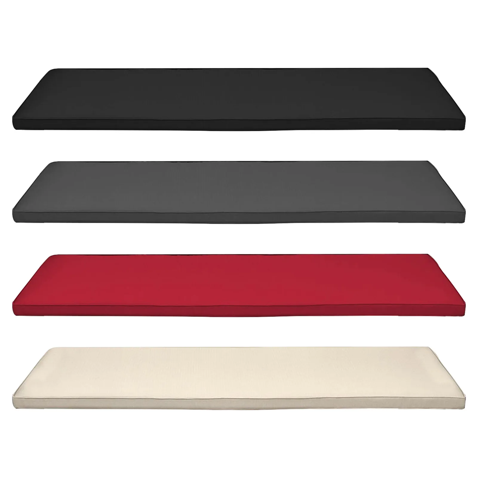 50 Off 2/3 Seater Thick Garden Bench Seat Cushion Backrest Waterproof