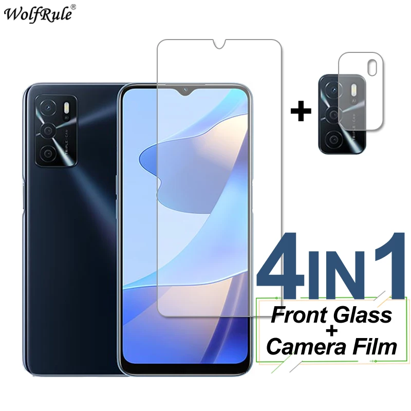Vetro Temperato 4In1 Per Oppo A54S A56 A53 A54 A55 A32 A33 A53S Pellicola Protettiva Per Telefono Con Pellicola Protettiva Per Oppo A54S