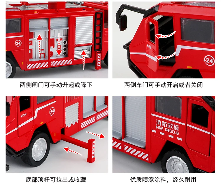 Сплав Beatle Diecasts& Toy Vehicles модель грузовика коллекция моделей автомобилей детские игрушки пожарные знания рождественские подарки на день рождения