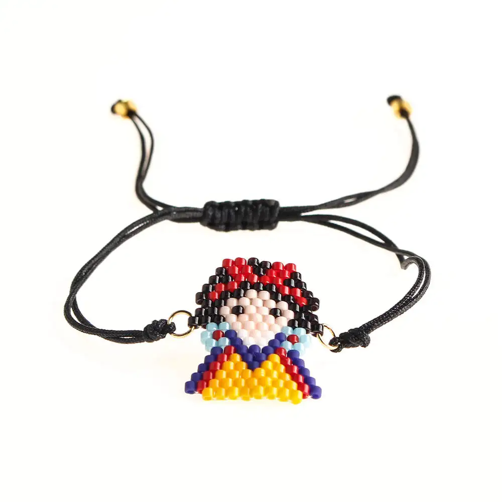 MI-B190368A Go2boho Delica MIYUKI браслет для женщин маленькая принцесса Pulseras Mujer Ювелирные изделия Детские Мультяшные браслеты сказка ручной работы - Окраска металла: MI-B190368A