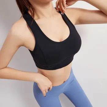 

Women Sexy Beauty Back Sports Bra Soft Fitness Shockness Push Up Gym Padded Breathable Sports Clothing